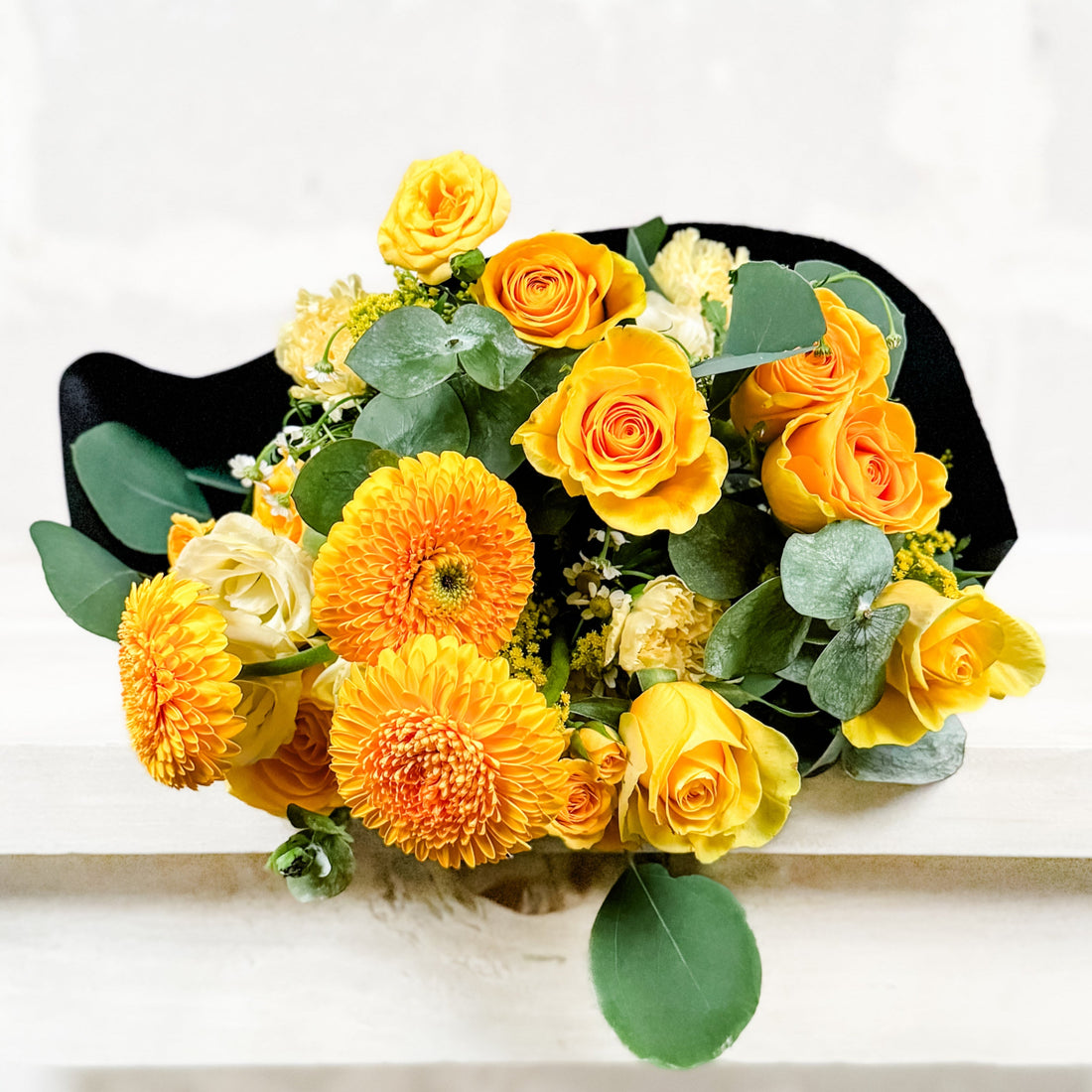 ramo de flores amarillas en Paola Flores y Casa, Nuevo Laredo