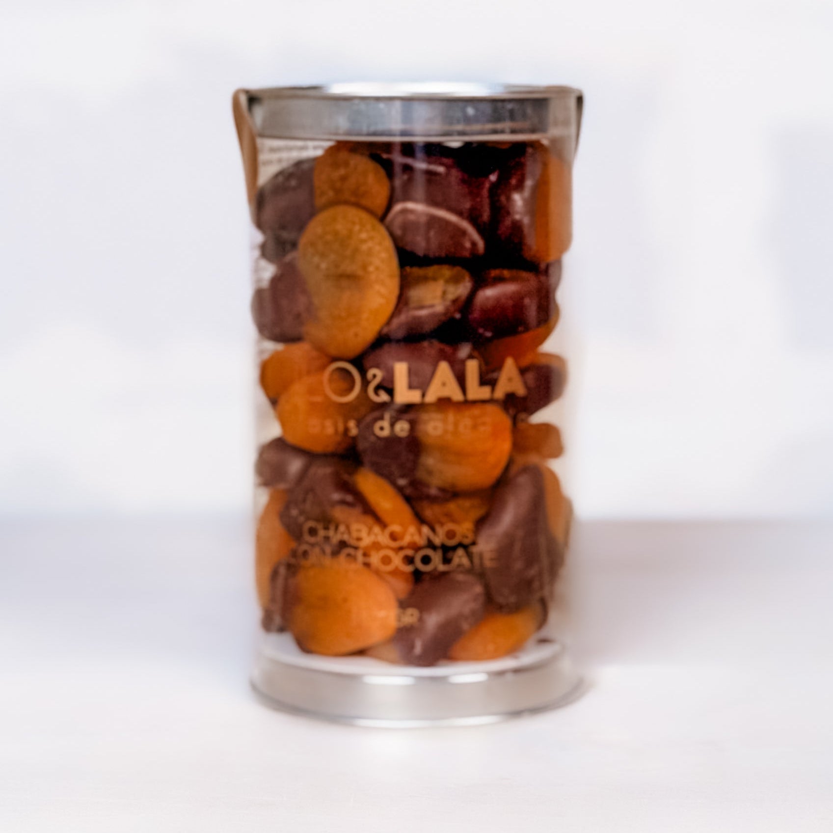 Chocolate con chabacano artesanal 350g | Paola Flores y Casa